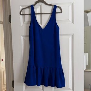 Amanda Uprichard Blue Mini Dress